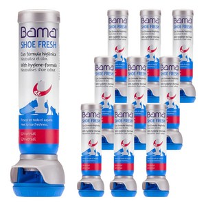 바마 프레쉬 신발 냄새제거 스프레이 본품, 100ml, 10개
