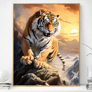 상덕 보석십자수 DIY 키트 캔버스형 액자40 x 50cm