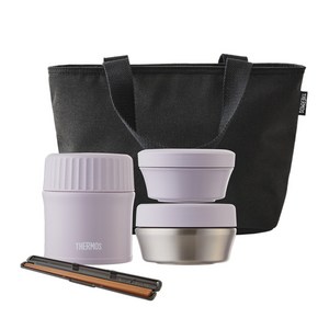 써모스 뉴 플＋스 반반 보온도시락 885ml / TKLG-901, 써모스 TKLG-901-퍼플 PL, 1개