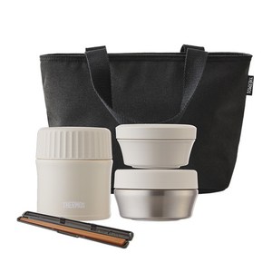 써모스 뉴 플＋스 반반 보온도시락 885ml / TKLG-901, 써모스 TKLG-901-크림 CR, 1개