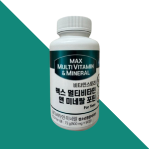비타민스토리 맥스 멀티비타민 앤 미네랄 포틴 800mg