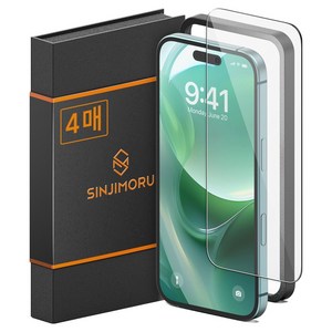 신지모루 신지글래스 2.5D 강화유리 휴대폰 액정보호필름 4p