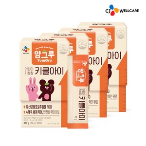 CJ 얌그루 키클아이 FGO 유산균발효굴추출물 어린이 키성장 성장기 키크는 젤리, 80개, 20g