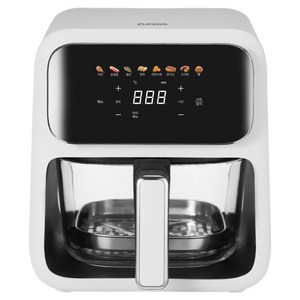 쿠쿠 글라스도어 투명 유리 바스켓 에어프라이어 4L