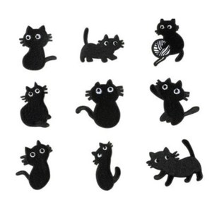 디심플 고양이 옷 패치 와펜