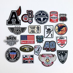 리빙키 와펜 마크 패치 열접착 20종 세트 D-01