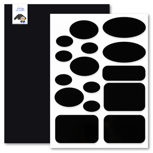 조앤제이 초간편 방수 원단 구멍난 패딩수선패치 세트 타입3, 블랙, 1개