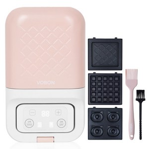 보본 디지털 샌드위치 와플 크로플 도넛 메이커 VB-SM503P, VB-SM503P