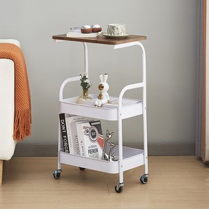 스텔라룸 철제 이동식 트롤리 선반