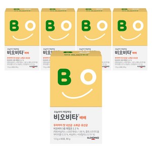 비오비타 배배 우리아이 첫 낙산균 소화균 유산균, 90g, 5개