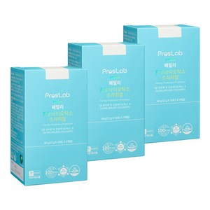 [공식] 프로스랩 패밀리 프로바이오틱스 프리미엄 100억 유산균, 60g, 3개