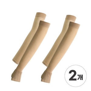 베일리화이트 시즌2 쿨링업 팔토시 2P x 2세트 UV 자외선차단 골프 살색 쿨토시 한손등커버형, 스킨, 1세트