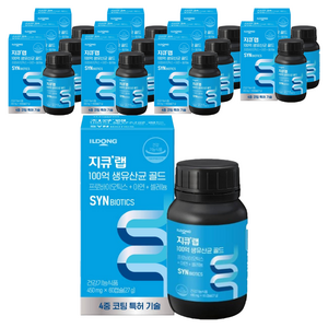 지큐랩 100억 생유산균 골드, 60정, 12개