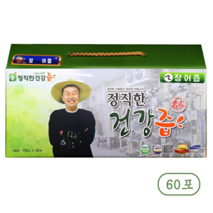 [정직한건강즙] 국내산 정직한 민물장어즙 110ml, 110ml, 장어즙 60포, 60개