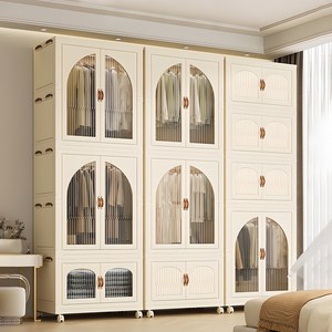 리빙원 원룸 이동식옷장 양문형 옷 수납함 대형 리빙박스 정리함 캐비넷 폴딩박스