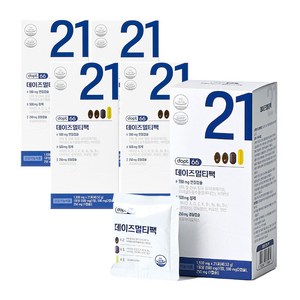 데이즈멀티팩 종합영양제 멀티비타민+유산균+rTG오메가+루테인, 21회분, 5박스