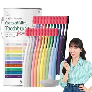 지그비 일반헤드 센서티브 딥 클린 잇몸케어 초미세모 칫솔, 여배우 Pick