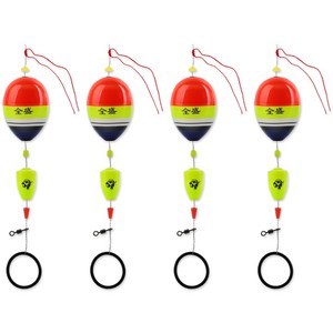 크크섬 5초채비완성 바다 구멍찌 세트 4개입 (야광캐미증정)