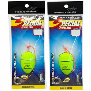 FF 전자찌 원터치 채비 세트 국산 완성채비 찌, 2개, 그린 1.0