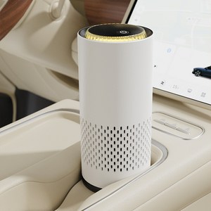 RUNDX 차량용 미니 공기청정기 저소음 휴대용