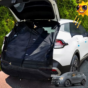 기아 스포티지 호환 차박 모기장 풀 세트 앞문 뒷문 트렁크 3종 캠핑 차크닉 햇빛가리개 사생활보호 그늘막 커튼 00362, 1세트, 블랙3종