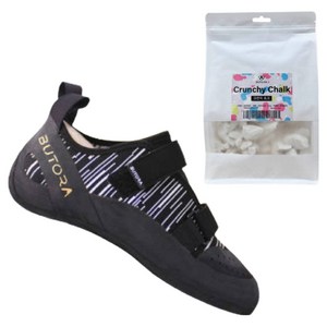 부토라 뉴코멧 암벽화+쵸크 세트 / 뉴코멧 블랙 / 부토라 크런치 가루 초크 200g