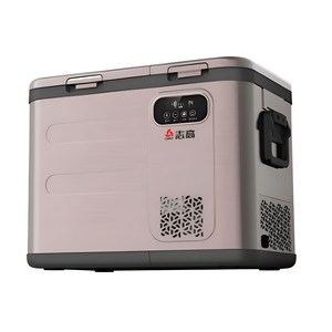 아이스트립 실속형 차량용 냉장고 화물차 캠핑 휴대용 대용량 가정용 차박 냉동고, 차량 가정 겸용 핑크색, 49L