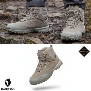 [본사출고] 블랙야크 트레킹화 등산화 남자 여성 제로 로체 카멜 방수 미드컷 워킹화