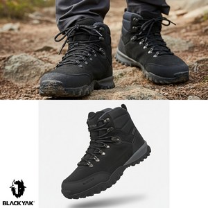 [본사출고] 블랙야크 트레킹화 등산화 남자 여성 제로 로체 블랙 방수 미드컷 워킹화