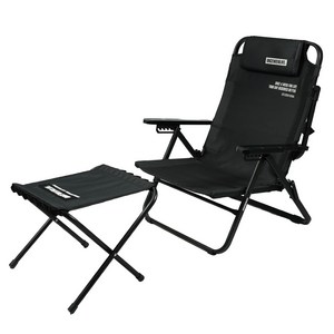 원스위크라이프 풀 리클라이너 침대 베드 체어, 1세트, 블랙