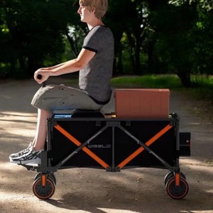 CampTrail 폴딩 전동웨건 접이식 전동카트 켐핑카트 캠핑웨건 대형웨건 핸드카트, 1개, CampTrail 4륜구동