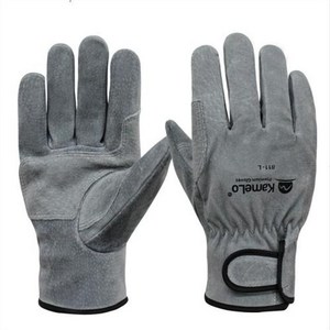 카멜로 용접장갑 알곤 가죽장갑 작업 캠핑 바베큐 불멍 화로대장갑 작업 안전 811-L 그레이 양손 10세트, 본상품 811-L, 10개