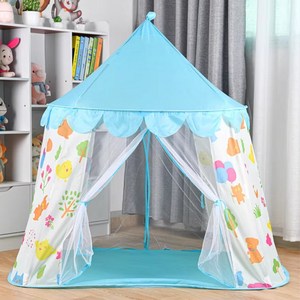 SeekFun 인디언 놀이 텐트 하우스 놀이방 실내 동물 숲 텐트 핑크 블루