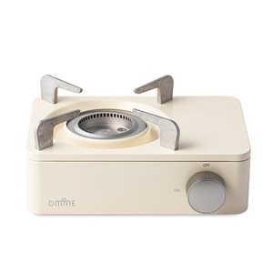 디마인 감성 스토브 캠핑 미니 가스버너 휴대용 GRASTOVE (+ 전용가방포함), 크림, 1개