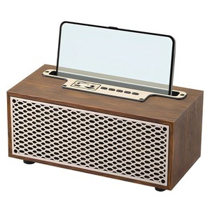 엑토 앤틱 레트로 우드 캠핑 블루투스 스피커