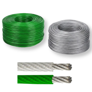 다용도 코팅와이어 빨래줄 직경 4mm, 1개, 투명 5미터