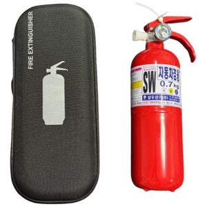 [삼우산기] SW 0.7kg 차량용소화기+파우치 기아차 순정품 자동차겸용