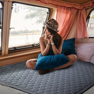 카온 12V 차박용 캠핑 온열매트 전자파없는 전기매트 DC 카본 탄소매트, 차콜