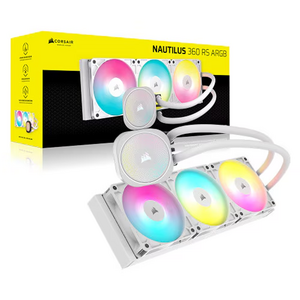 CORSAIR 커세어 NAUTILUS 360 RS ARGB WHITE CPU 수랭쿨러 AIO LIQUID COOLER