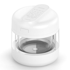 투명 글라스 전기밥솥 미니 소형 누룽지 잡곡 자취 보온 2-4인용, 화이트, FY8362-E