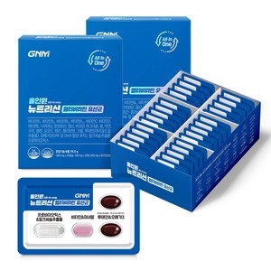 GNM 올인원 뉴트리션 멀티비타민 유산균, 2개, 30회분