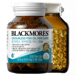 블랙모어스 호주산 눈 건강 오더리스 피쉬오일 오메가3 미니캡슐 신선한 정제어유