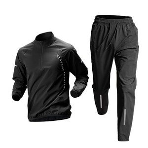 리츠제이 스포츠 런닝 긴팔 트레이닝복 세트 사계절 경량 셋업