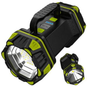 멀티멀타 LED 양면 캠핑 후레쉬 2in1 랜턴 일체형 충전식 C타입 줌 서치