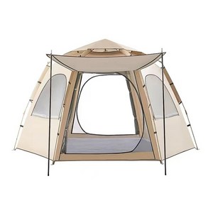 Shipshape 원터치텐트 야외 육각 텐트 백패킹텐트 캠핑그늘막텐트 햇빛을가리다 비를막다텐트 2~4인용 5~8인용