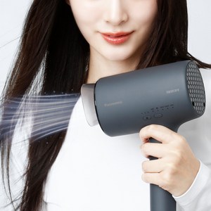 파나소닉 나노이 미네랄 모이스처 헤어 드라이어 수분 두피 스킨 케어, 차콜 블랙, EH-NA0K