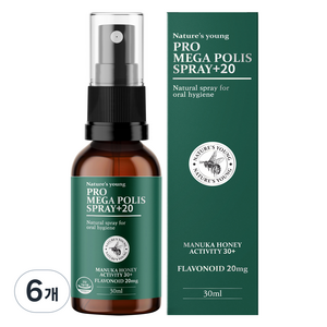 네이쳐스영 프로메가폴리스 스프레이 플러스 20, 6개, 30ml