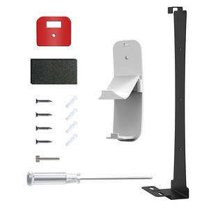 반센트 PS5 슬림 벽걸이 거치대 플스5 듀얼센스 브라켓 받침대 벽 선반 스탠드, 1개, 블랙, 플스5 슬림(ps5 slim)