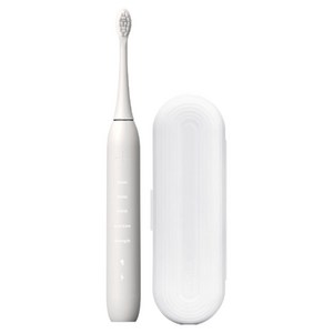 SmartSonic+ T10 음파 전동칫솔 + 칫솔모 4개 + 여행용 케이스 15가지 치아 청결 방안, 1개, 화이트, T10