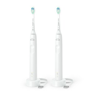 필립스 소닉케어 3100 시리즈 더블 핸들 음파 전동칫솔